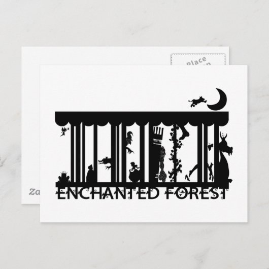 bos briefkaart (Voorkant / Achterkant)