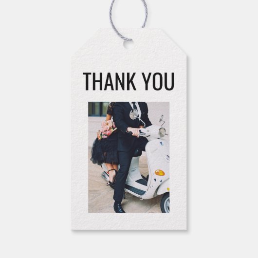 Bos Bruiloft Cadeaulabel (Achterkant)