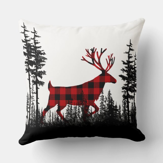 Bos Buffalo Pset Stag Kussen (Achterkant)
