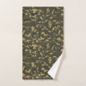 Bos camouflage bad handdoek (Handdoek)