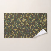 Bos camouflage bad handdoek (Handdoek)