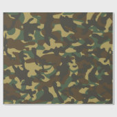 Bos camouflage cadeaupapier (Vlak)