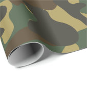 Bos camouflage cadeaupapier (Rol Hoek)