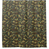 Bos camouflage  douchegordijn (Voorkant)