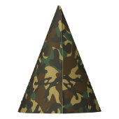 Bos camouflage  feesthoedjes (Achterkant)