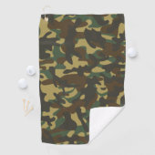 Bos camouflage  golfhanddoek (Insitu)