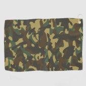 Bos camouflage  golfhanddoek (Horizontaal)