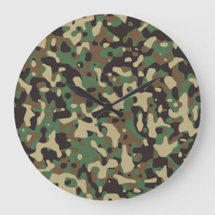 Bos Camouflage Grote Klok