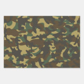 Bos camouflage inpakpapier vel (Voorkant)