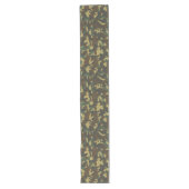 Bos camouflage lange tafelloper (Voorkant)