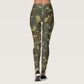Bos camouflage  leggings (Achterkant)