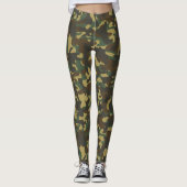 Bos camouflage  leggings (Voorkant)