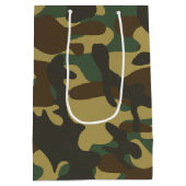 Bos camouflage medium cadeauzakje (Achterkant)