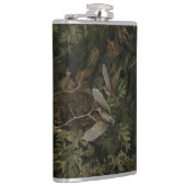 Bos camouflage met Houtsnip Heupfles (Rechts)