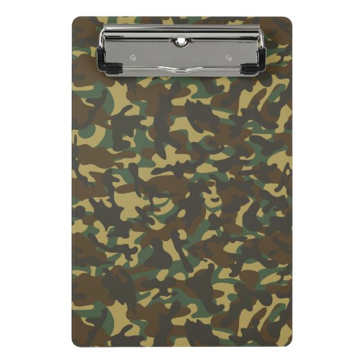 Bos camouflage mini klembord (Voorkant)