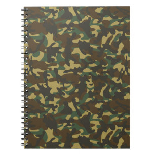 Bos camouflage  notitieboek