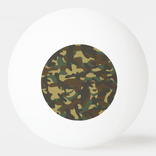 Bos camouflage pingpongbal (Voorkant)