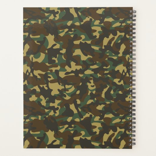 Bos camouflage planner (Achterkant)