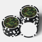 Bos camouflage pokerchips (Opstapeling)