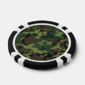 Bos camouflage pokerchips (Enkel)