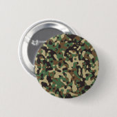 Bos Camouflage Ronde Button 5,7 Cm (Voorkant /achterkant)