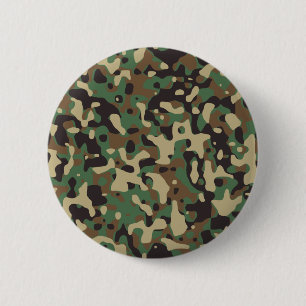 Bos Camouflage Ronde Button 5,7 Cm
