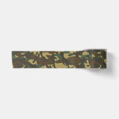 Bos camouflage  satijnen lint (Voorkant)