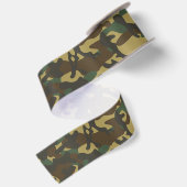 Bos camouflage  satijnen lint (Achterkant)