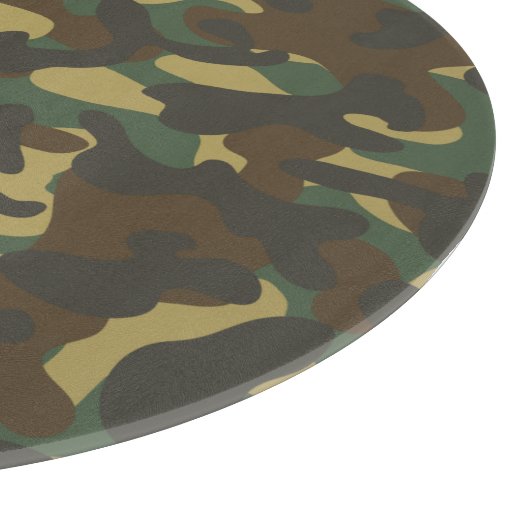 Bos camouflage snijplank (Hoek)