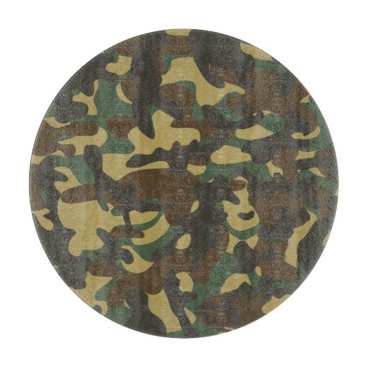 Bos camouflage snijplank (Voorkant)