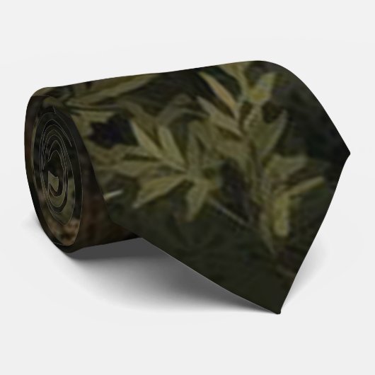 Bos camouflage stropdas (Opgerold)