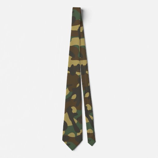 Bos camouflage  stropdas (Voorkant)