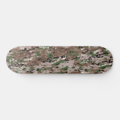 Bos camouflage Tannengroen Persoonlijk Skateboard (Horizontaal)