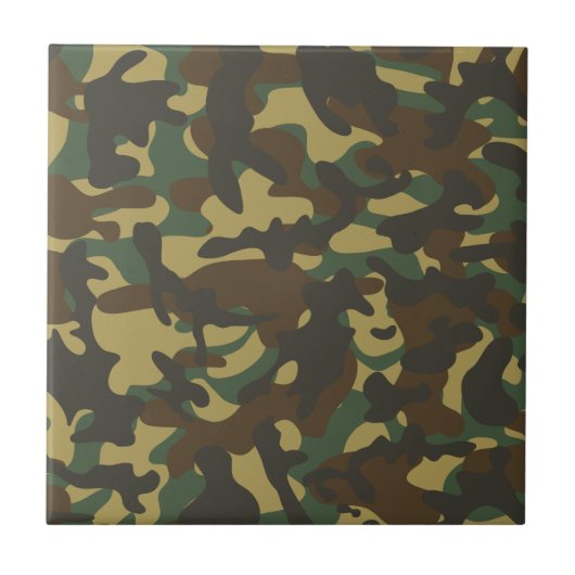 Bos camouflage tegeltje (Voorkant)