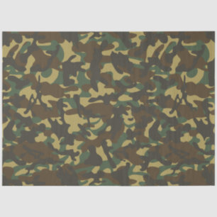 Bos camouflage tissuepapier