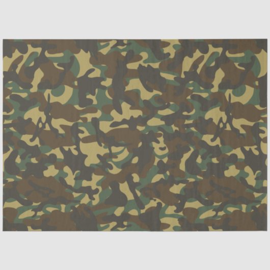 Bos camouflage tissuepapier (Voorkant)