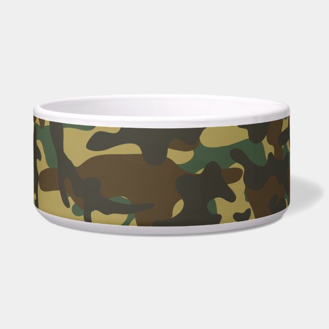Bos camouflage  voerbakje (Voorkant)