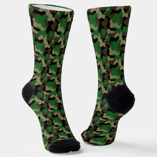 Bos camouflage voor alledaagse missies sokken (Gebogen)