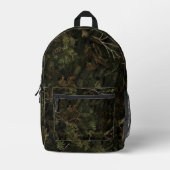 Bos camouflagepatroon bedrukte rugzak (Voorkant)
