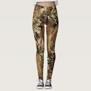 Bos camouflagepatroon leggings