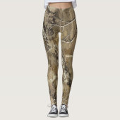 Bos camouflagepatroon leggings (Voorkant)