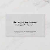 bos | Camping buiten Logo Visitekaartje (Achterkant)