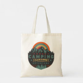 Bos Camping Outdoor Avontuur Tote Bag (Achterkant)