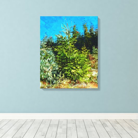 BOS CANVAS AFDRUK (Insitu (Houten vloer))