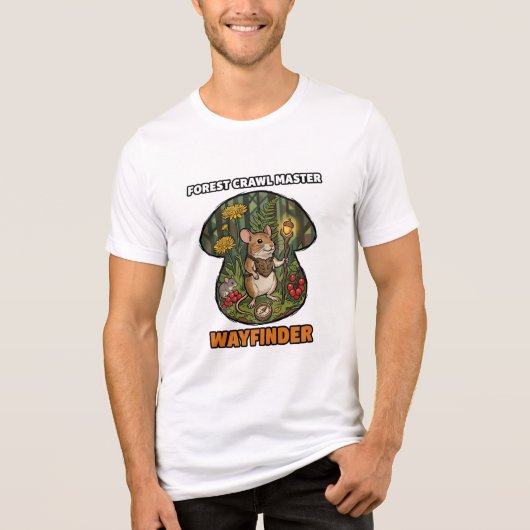 Bos Crawl Master Wayfinder Muis Tri-Blend Shirt (Voorkant)