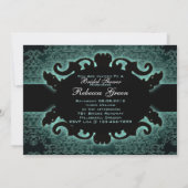 bos damask floral theekopje theekransje kaart (Achterkant)