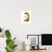 Bos Dennenappel Botanische Muurposter Poster (Thuiskantoor)