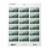 Bos, Dennenbomen, Lichtslingers Groen Etiket (Full Sheet)