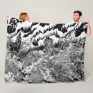 Bos der Schaduwen Fleece Deken