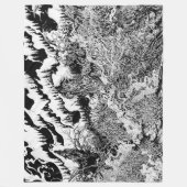 Bos der Schaduwen Fleece Deken (Voorkant)